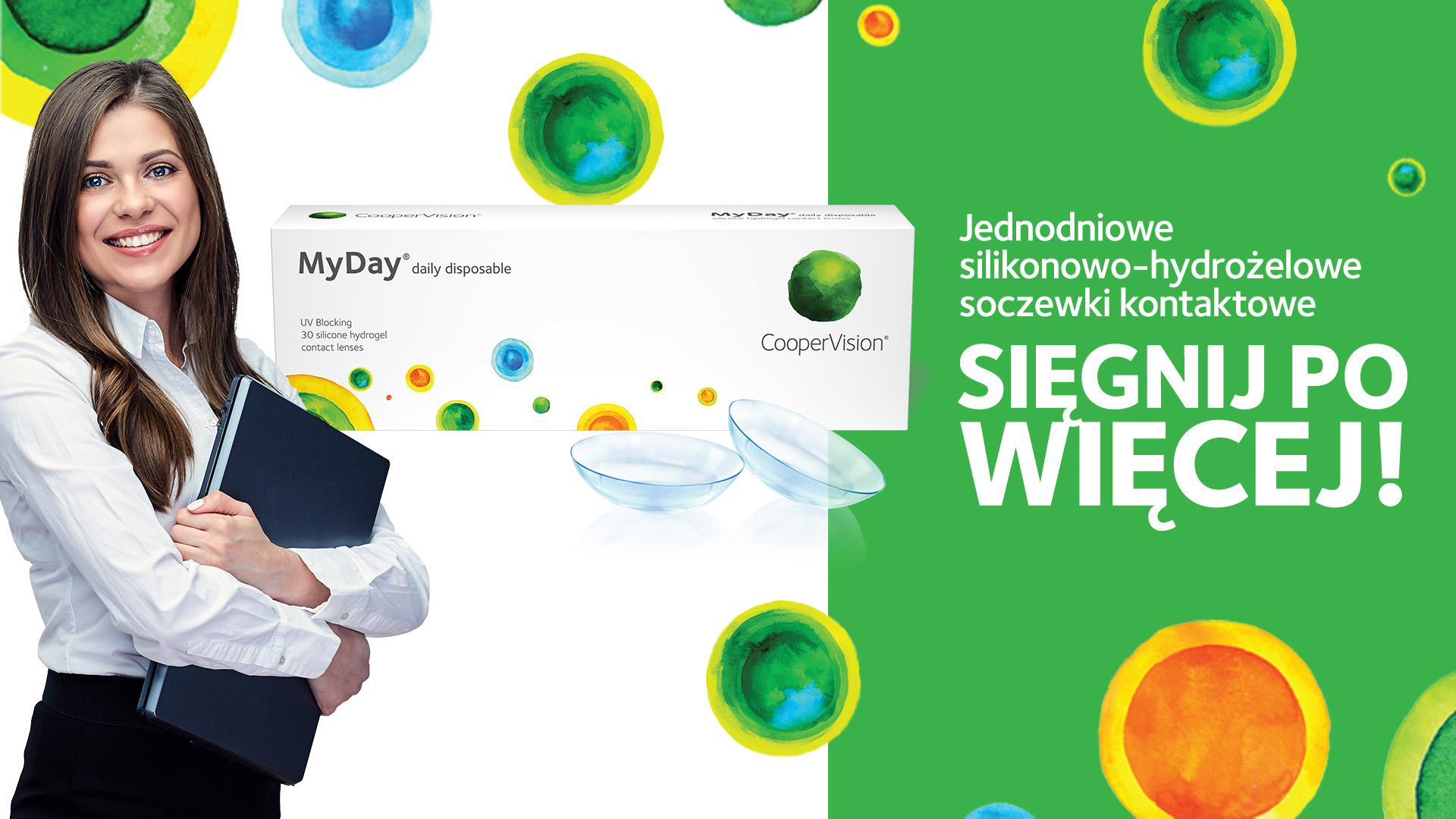 MyDay 30 szt. soczewki jednodniowe Cooper Vision silikonowo - hydrożelowe